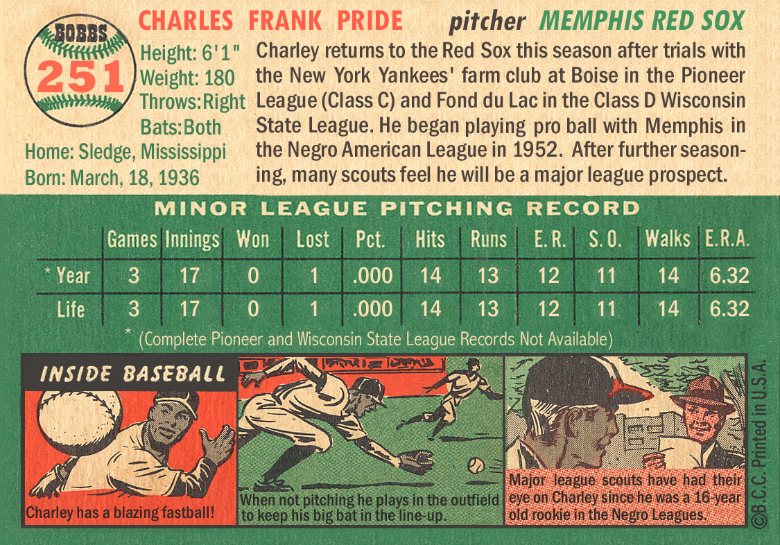 Bob Lemke's Blog Charley Pride's game Boise career detailed