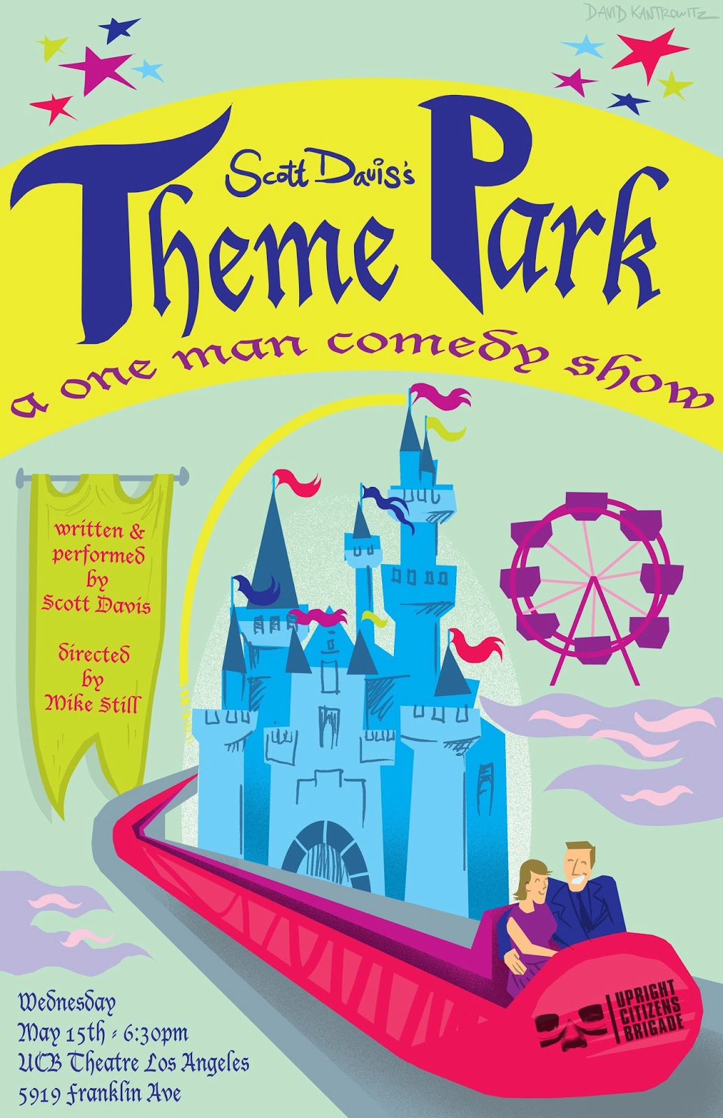david kantrowitz art blog quot scott davis s theme park quot poster poster themes