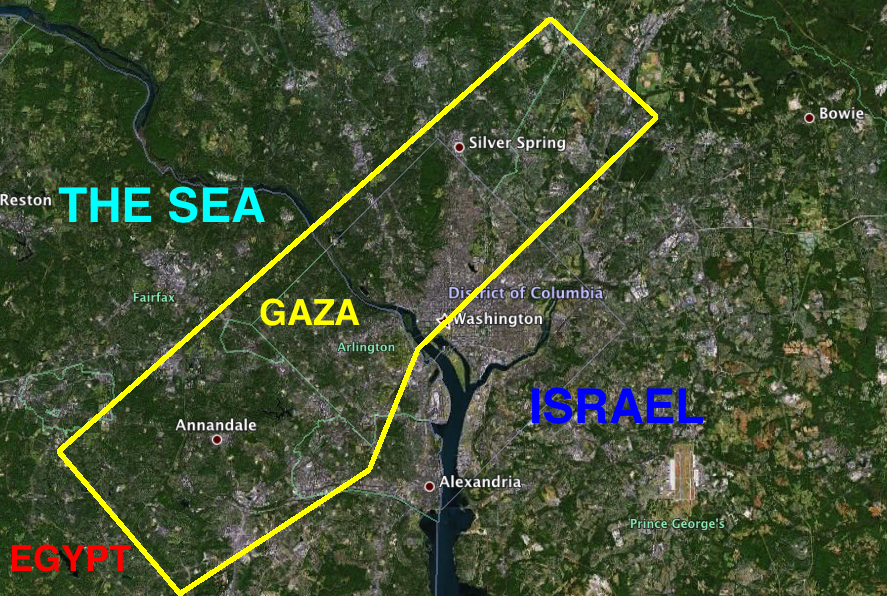 Understanding The Geography Of Gaza Npr - vrogue.co
