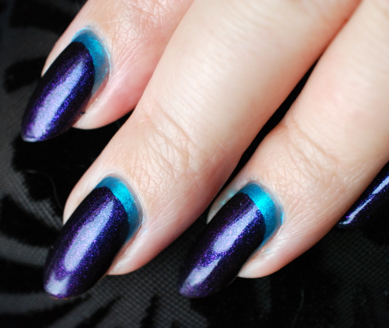 Bones And Lilies Reverse French Manicure Nails and How To