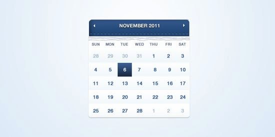 Calendar PSD Calendar PSD