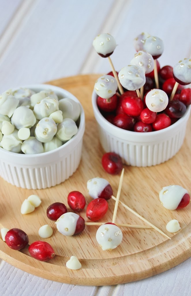 Cranberry Dessert Two Ways White Chocolate Dipped Cranberries