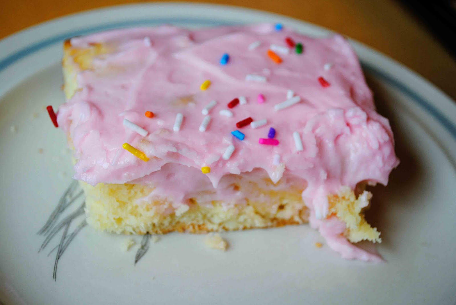 Butter and Oven Mitts Cream Cheese Sheet Cake