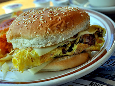 Bacon, Egg, and Cheese Sandwich at George's Oasis Restaurant in Allentown, PA | Taste As You Go