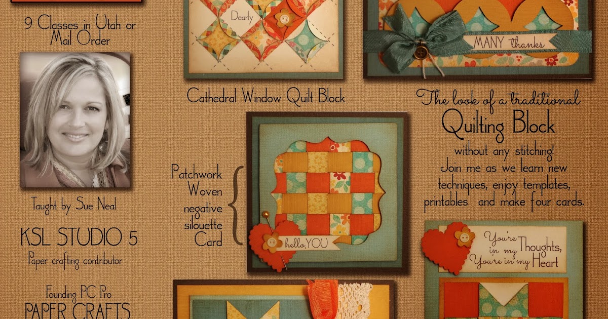 Q's Creative Card Making Kits Q's Creative Classes Quilting Bee Cards