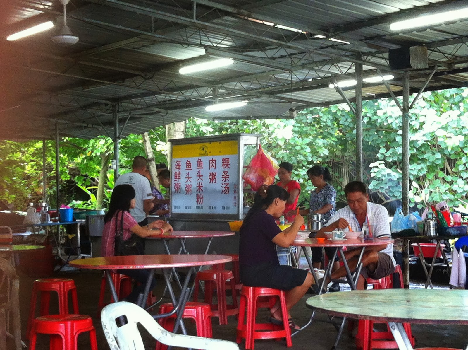 Breakfast in Sungai Petani - Fish Head Bee Hun Noodles, Kuey Teow Soup