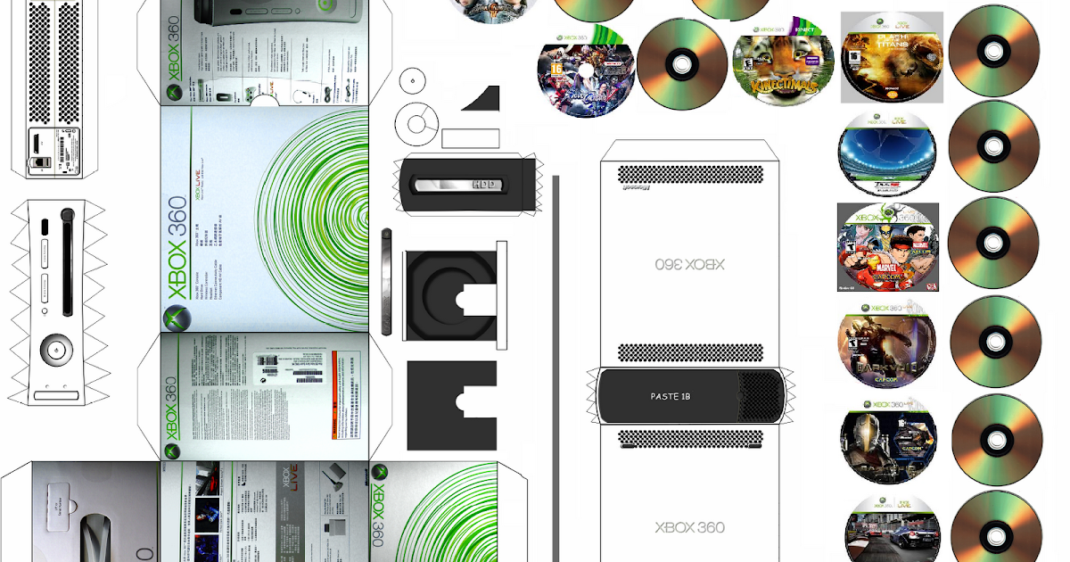 paper craft NEW 806 PAPERCRAFT MODELS VIDEO GAMES