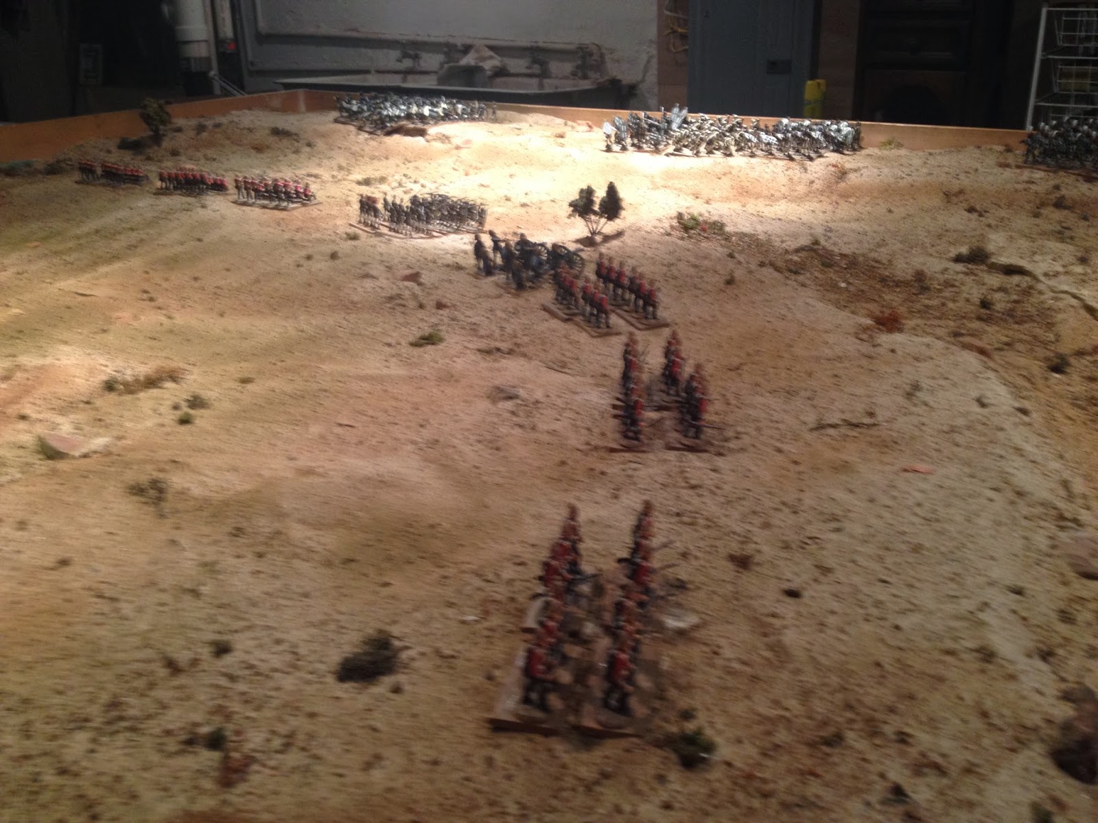 colonial wargaming Sand table wargaming