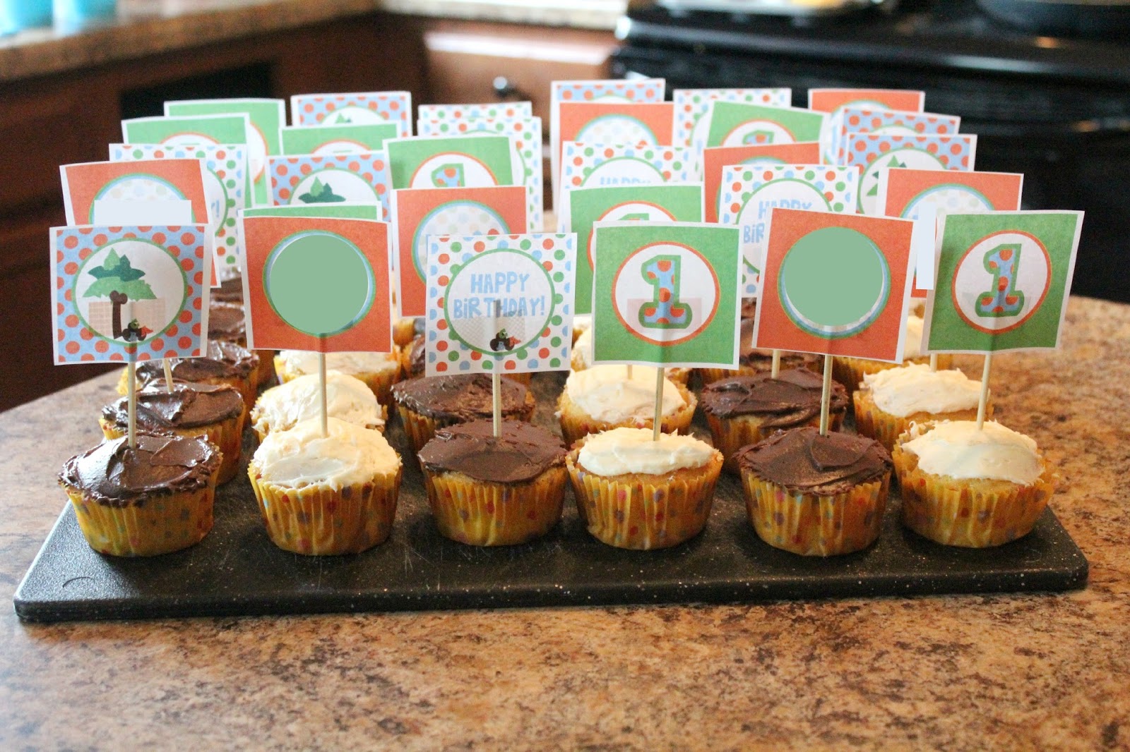 Ten June A Turquoise Orange Chicka Chicka Boom Boom Birthday Party