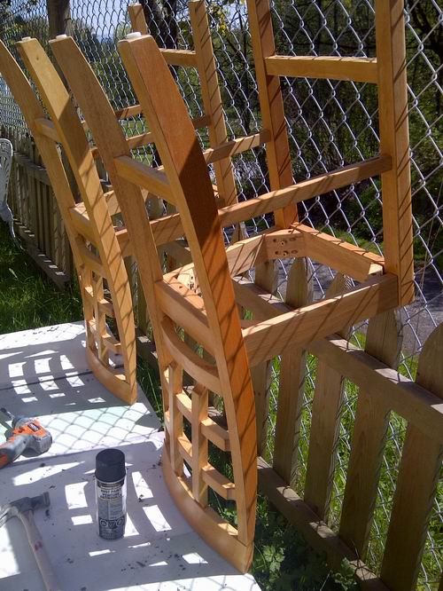 4 the love of wood HOW TO PAINT BAR STOOLS farmhouse white kitchen decor