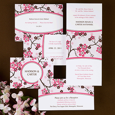 ways to incorporate Cherry Blossoms into your wedding invitations ways to incorporate Cherry Blossoms into your wedding invitations