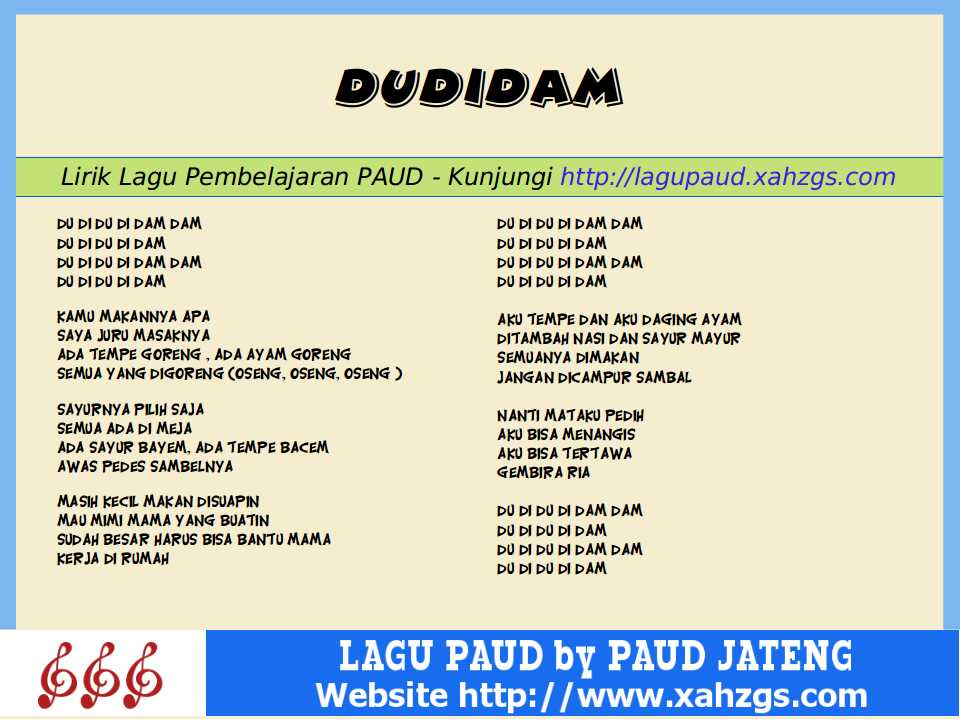 Download Song Free Download Mp3 Lagu Anak Dudidam (5.86 MB) - Mp3 Free Download