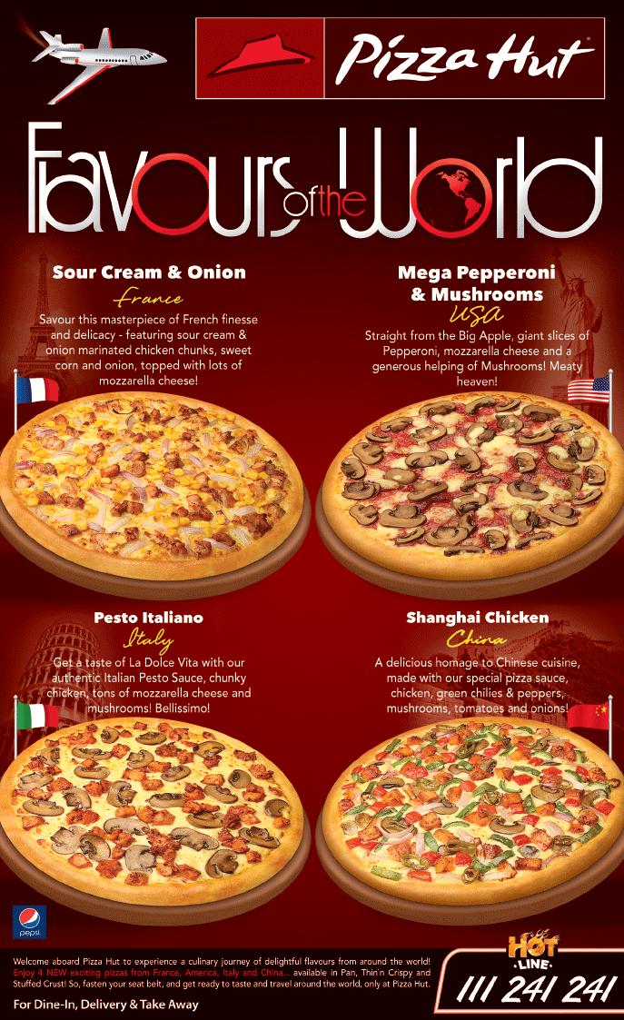 Pizza Hut Flavours of the World Ads Pakistan Best Advertisements