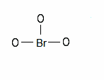 Simple Method for writing Lewis Structures for bromate BrO3- #24.