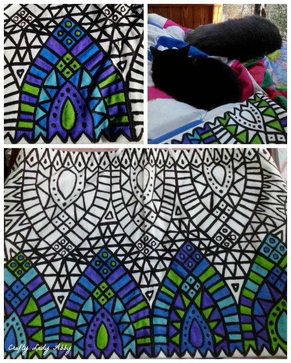 DESIGN PROCESS Adding Color to the Painted Mini Skirt