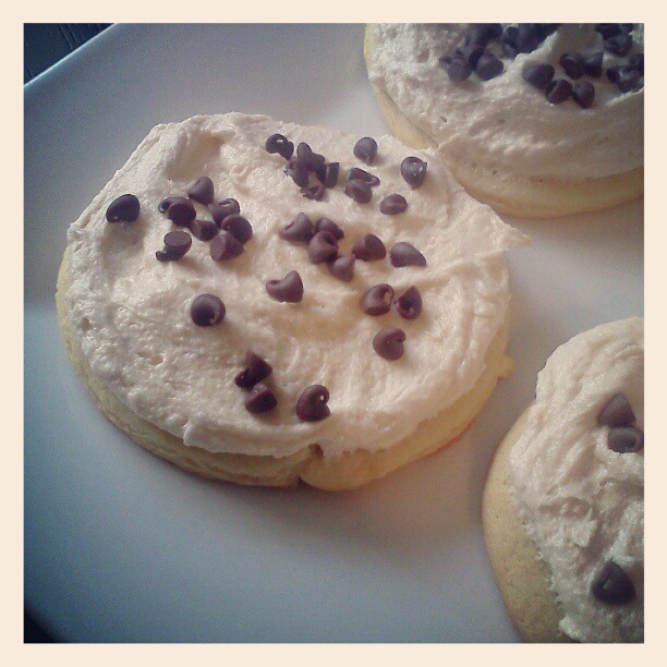 Deedle's Daily Dish Soft Sugar Cookies with Cookie Dough Frosting