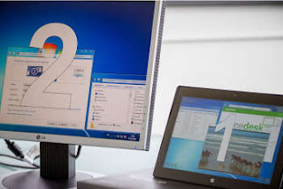 spacedesk estende monitor su portatile portatile come secondo monitor del PC
