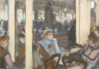 Femmes à la terrasse d’un café de Edgar Degas (exposition temporaire Paris au temps des impressionnistes, prêt du Musée d’Orsay) Femmes à la terrasse d’un café de Edgar Degas Musée d’Orsay exposition temporaire Paris au temps des impressionnistes