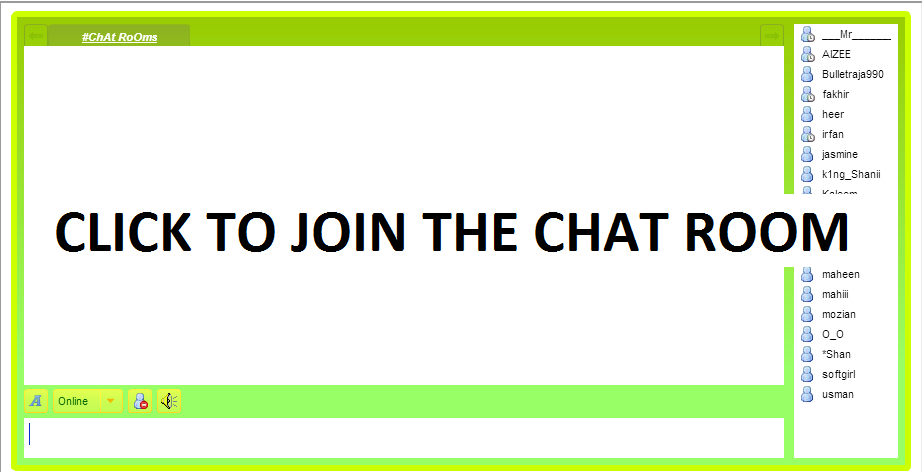 Click To Join The Chat Room
