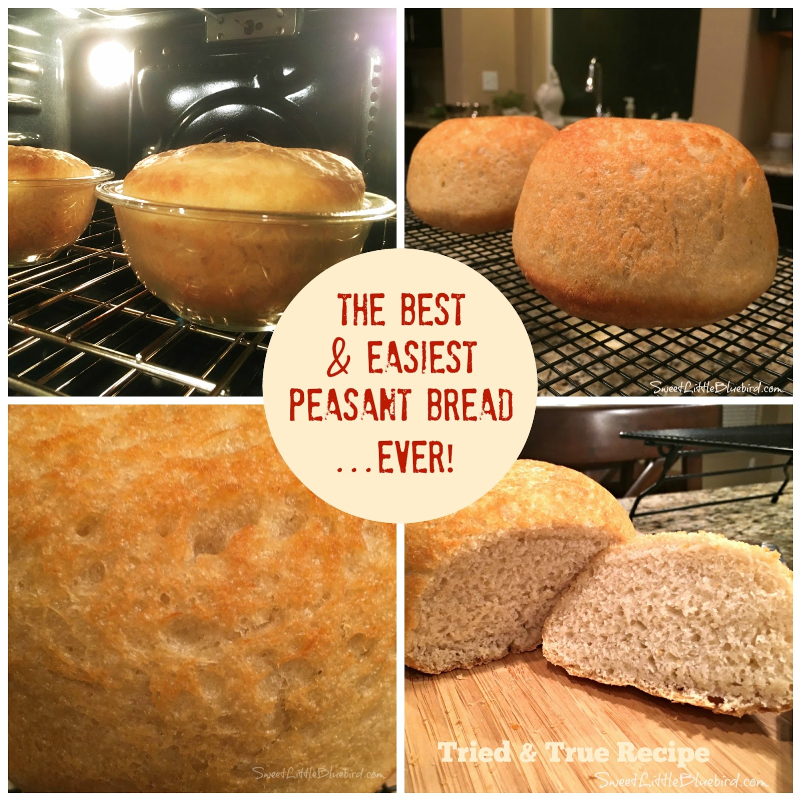 The Best & Easiest Peasant Bread Ever Tried & True Sweet Little