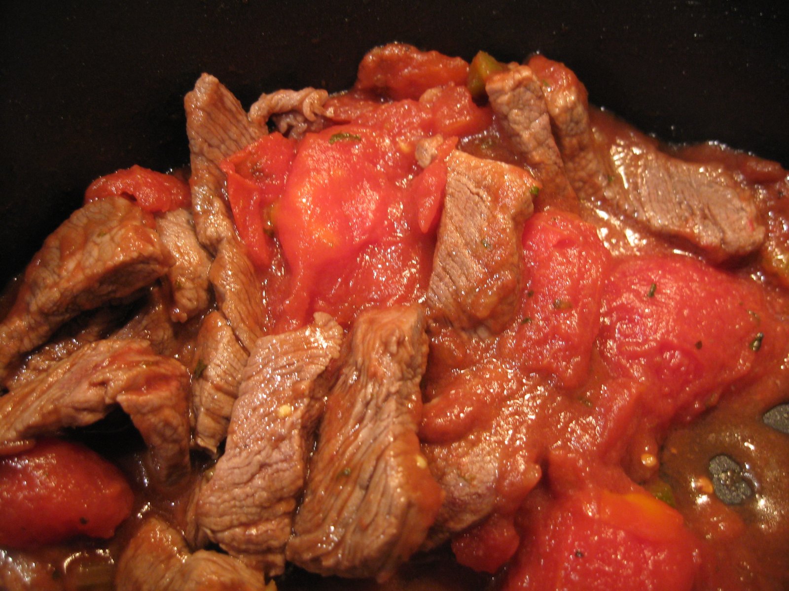 Tara's Kitchen Adventures Steak and Stewed Tomatoes