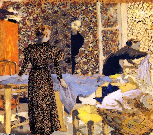 Intérieur de la table de travail de Edouard Vuillard, 1893