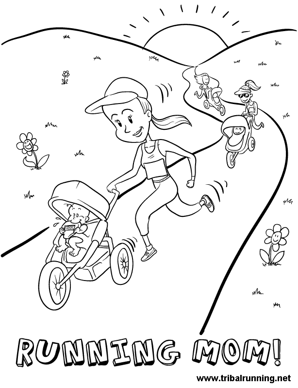 running mom