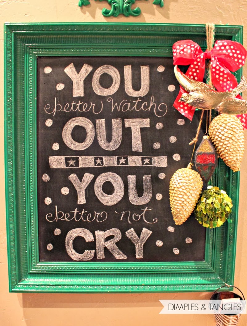 CHRISTMAS CHALKBOARDS Dimples and Tangles