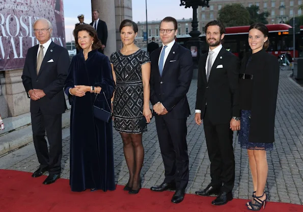 King Carl Gustaf and Queen Silvia, Crown Princess Victoria and Prince Daniel, Prince Carl Philip and Princess Sofia