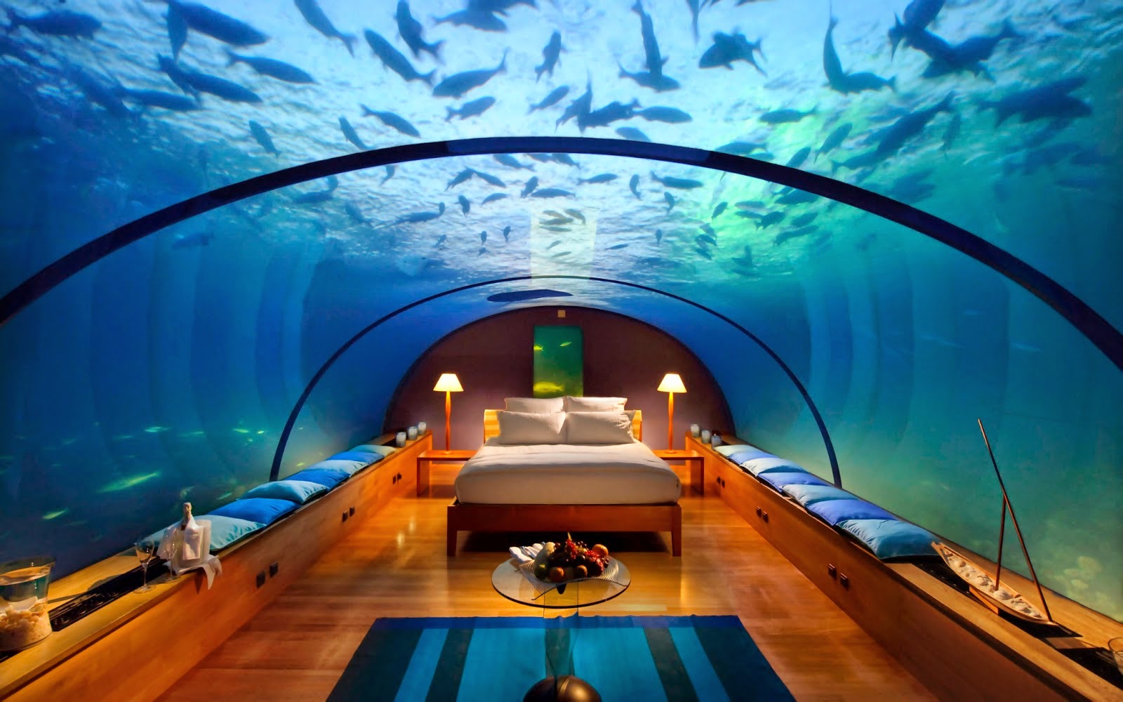 Dubai ciudad bajo el agua Medidas de cajones de estacionamiento para