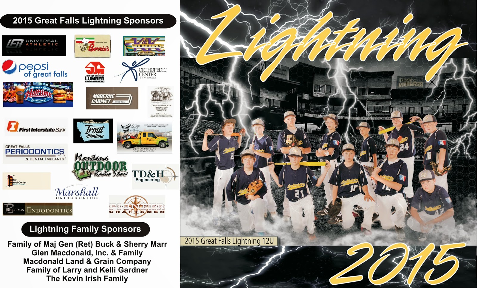 Great Falls Lightning Baseball May 2015