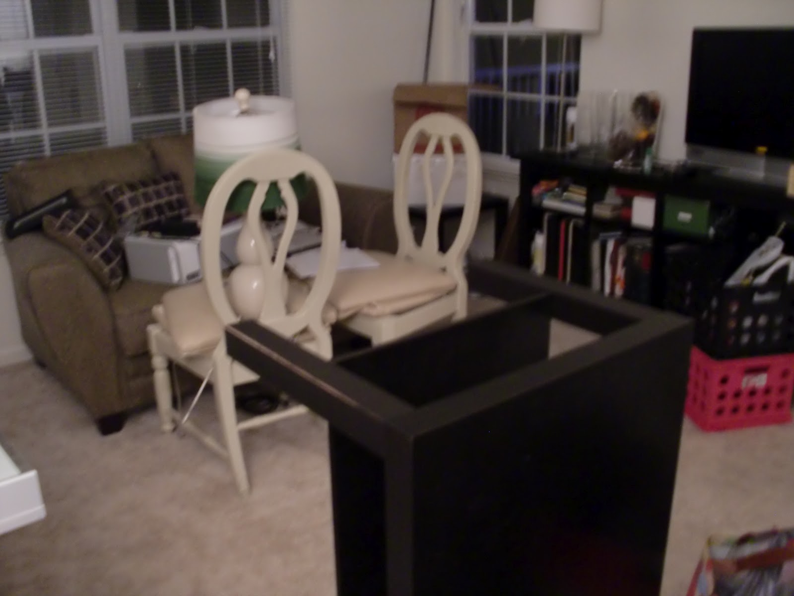 Sawhorse Leg Desk {IKEA Hack} Sara Levine