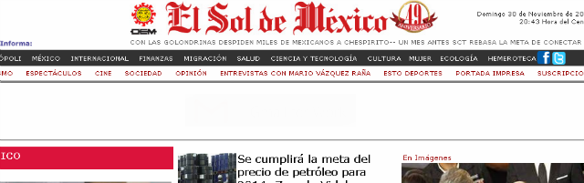 Los periódicos más importantes de México Los periódicos más importantes de México