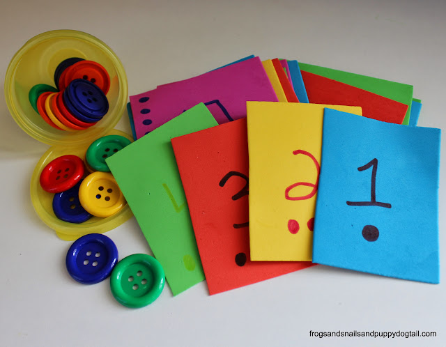 Pete The Cat and His Four Groovy Buttons- Counting Activity 