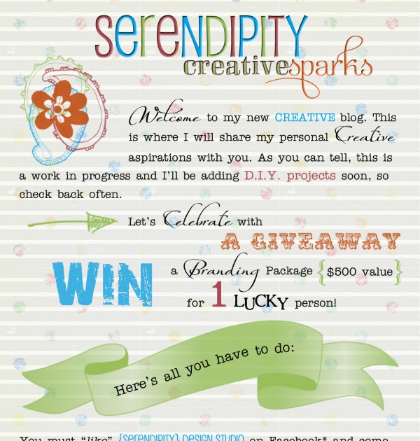 Serendipity Introducing Serendipity's Creative Sparks Blog... and a