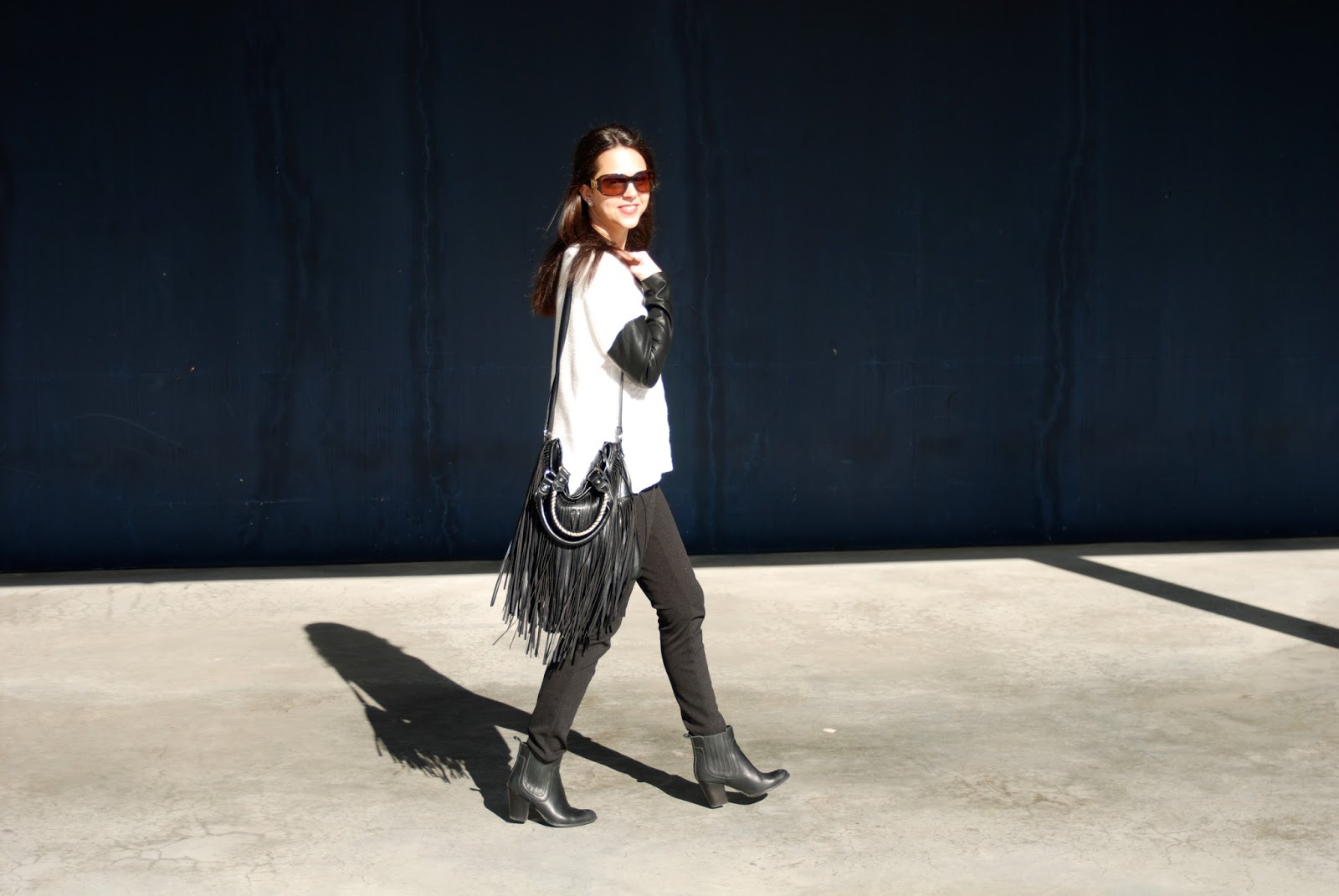 Thais Ribbon Knitwear And Leather