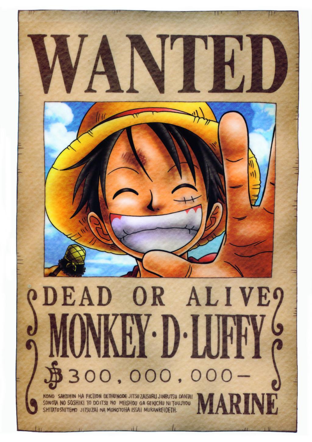 Wanted Tripulacion Mugiwara WANTED%253DMonky.+D.+Luffy