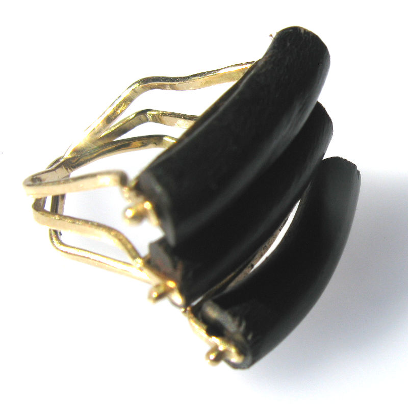 black coral ring