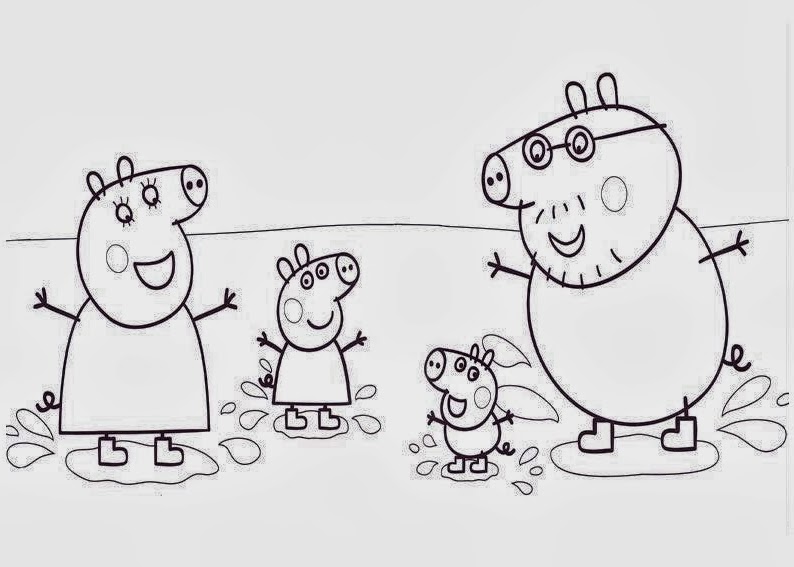desenhos para colorir e imprimir desenhos peppa pig para colorir