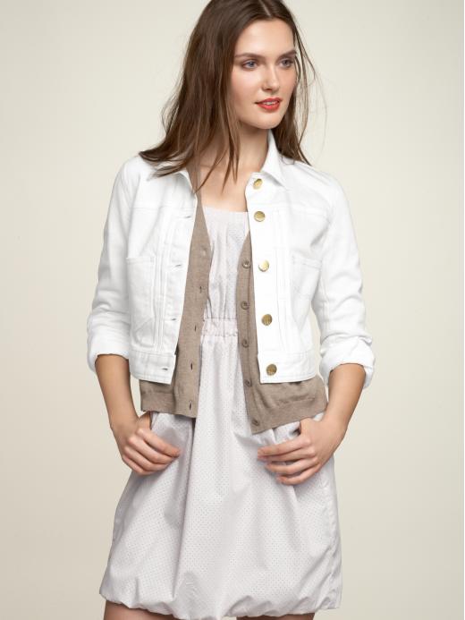 White Denim Jacket