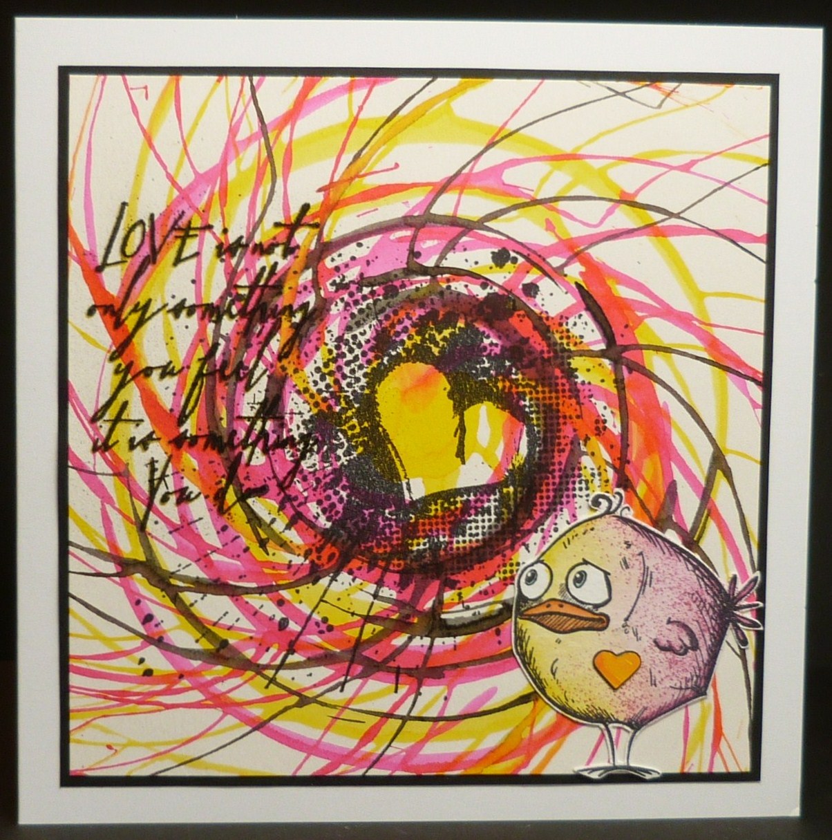 Treasured Moments of Inspiration: Crazy Bird in a Spin