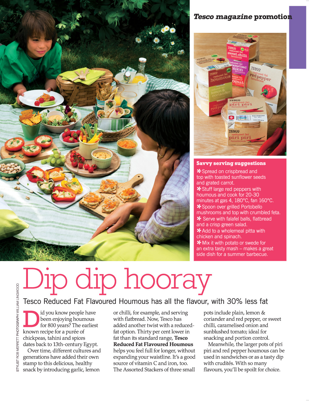 Dean Reynolds Design Tesco Magazine / Tesco Real Food Magazine