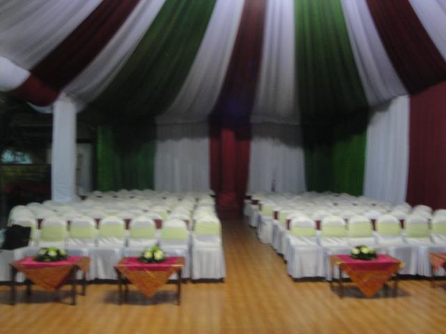 SEWA TENDA DAN PERALATAN PESTA DI BALI TENDA DRAPPERY BALI tenda graphery anyaman