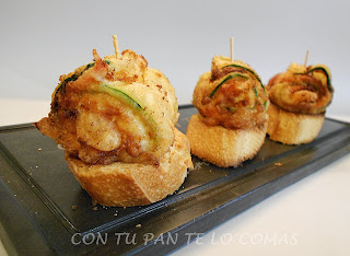 Rollitos De Calabacín, Jamón Y Queso
