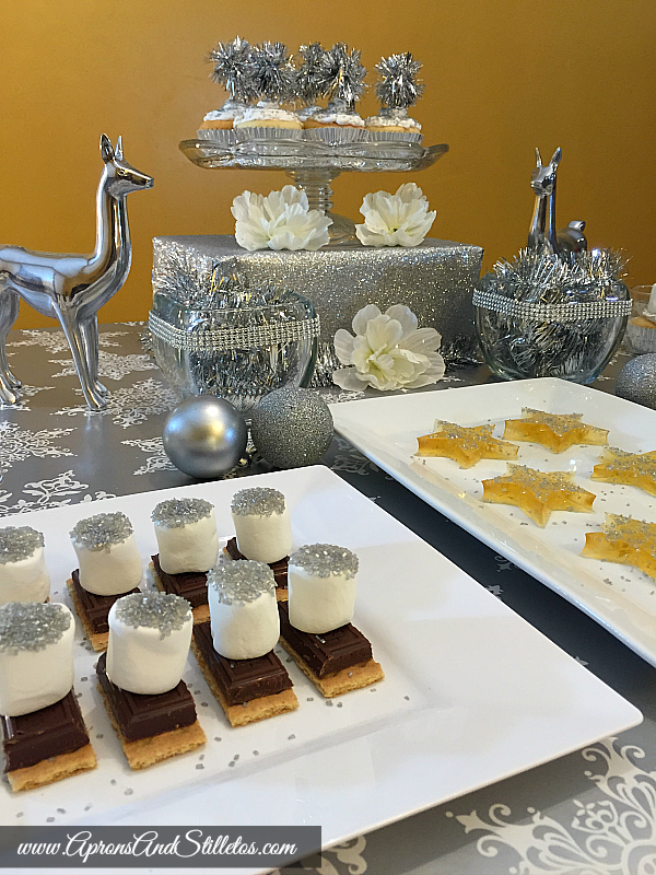 Sparkly New Year S Eve Dessert Table