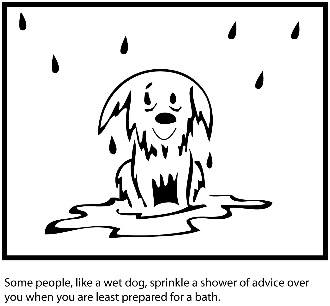 wet dog
