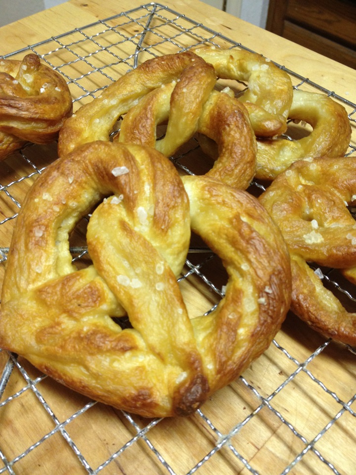 Tracy Cooks in Austin Soft Pretzels