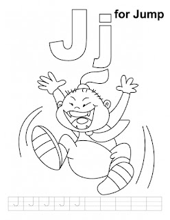 Kids Coloring Pages Letter Jj Printable Coloring Pages