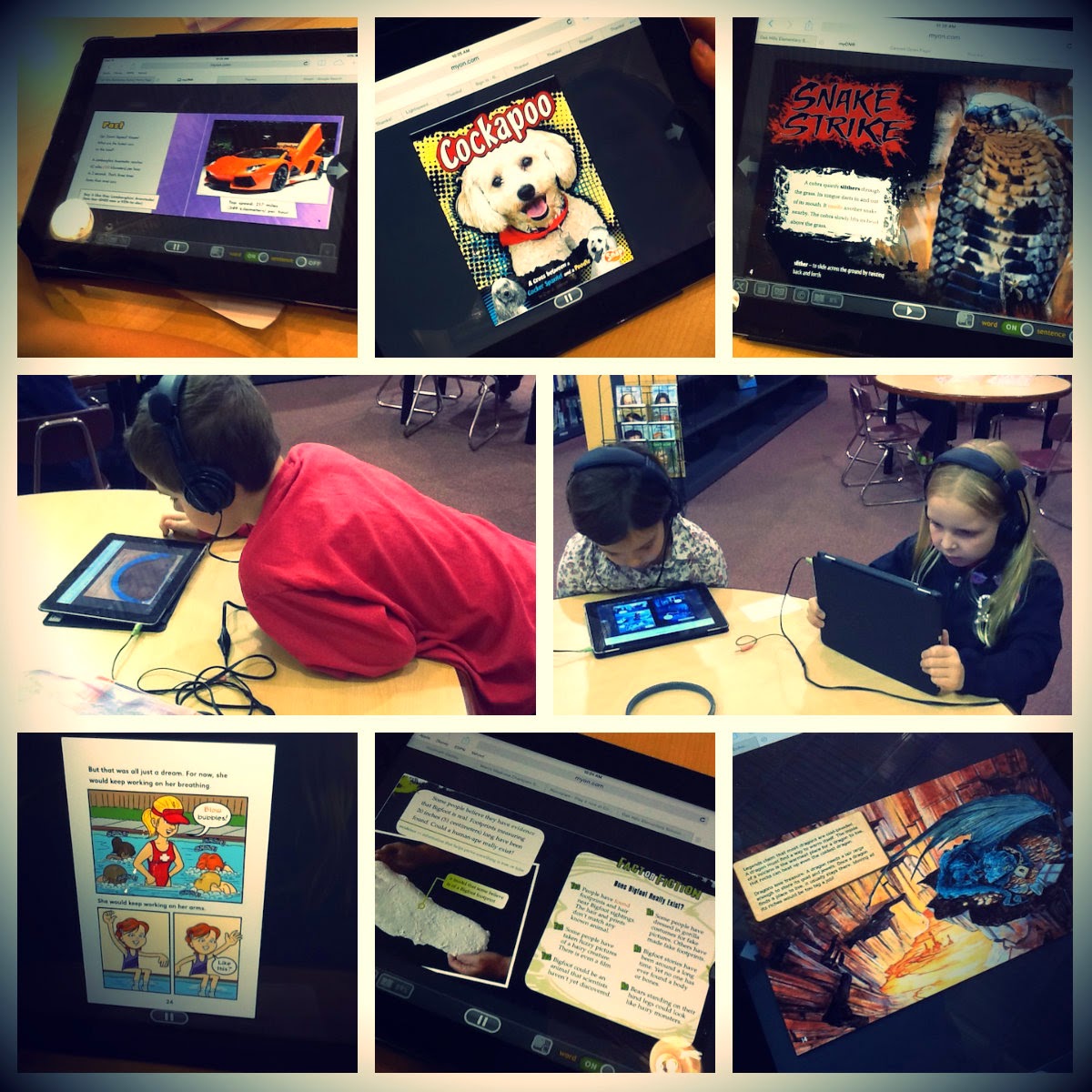 Technology is Loose in the Library!!: 2nd Graders Are Totally Captivated By MyOn eBooks!