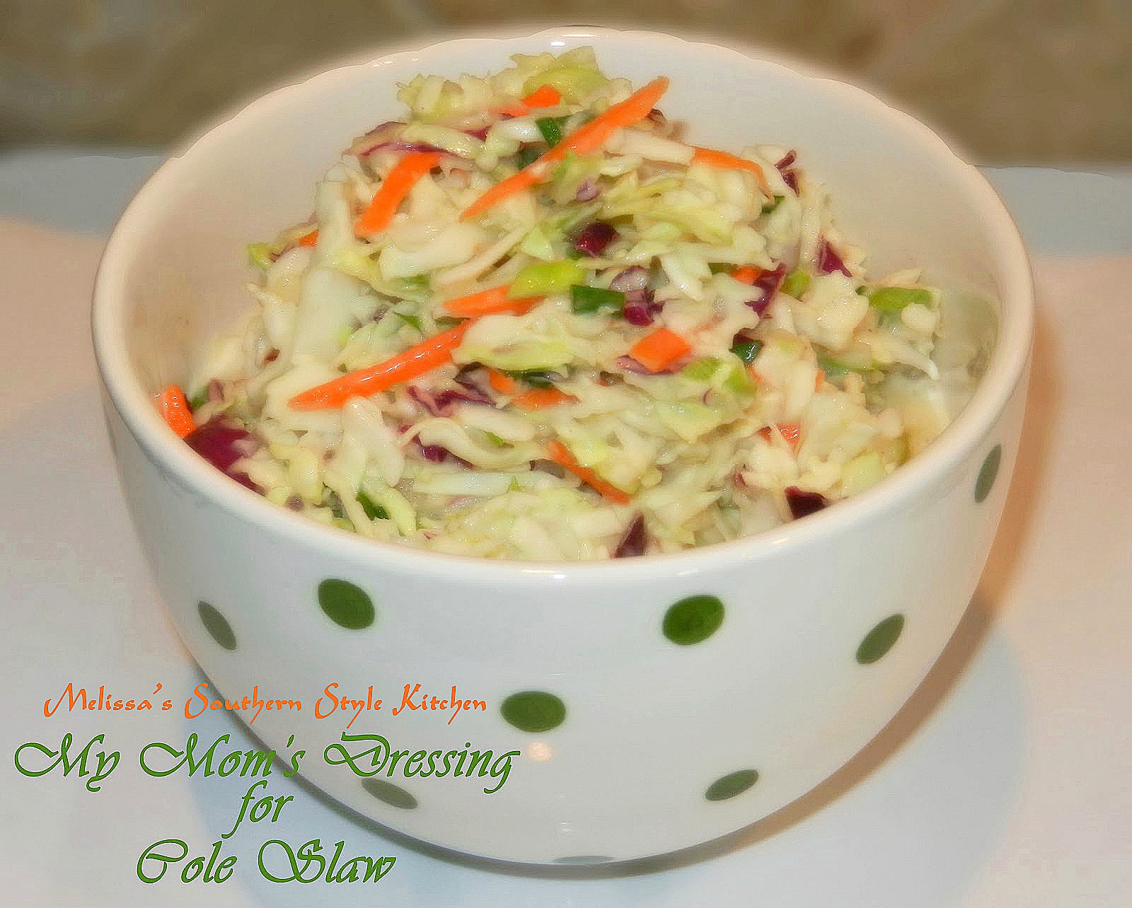 My Mom's Dressing for Cole Slaw